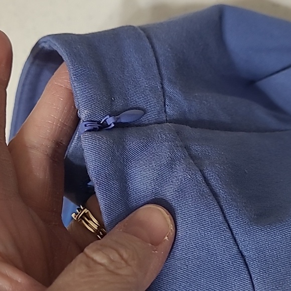 Talbots Periwinkle Chatham pants with side zipper size 12 - Picture 5 of 7